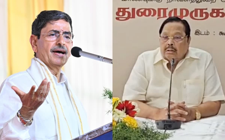 duraimurugan condemns governer RN ravi