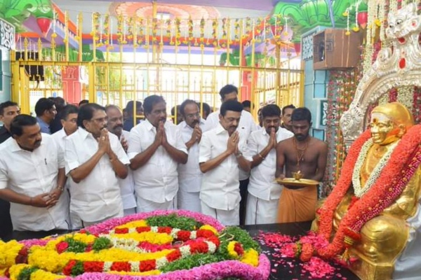 mk stalin tribute to muthuramaliga devar