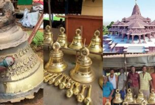 Temple bells going from Namakkal to Ayodhya