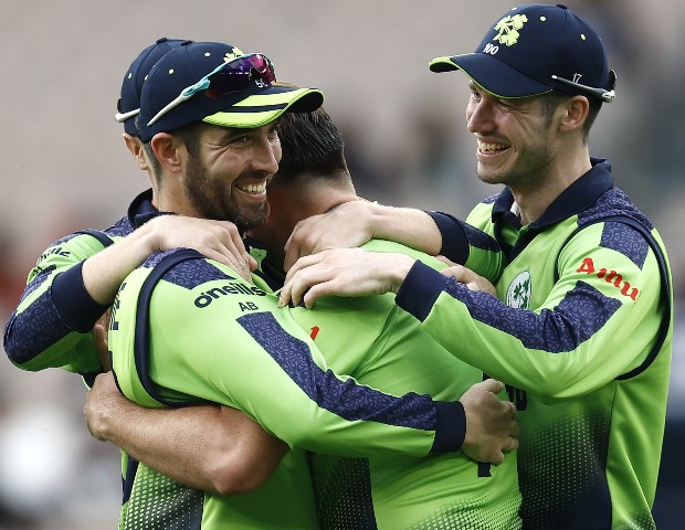 ireland won england by 5 runs via DLS