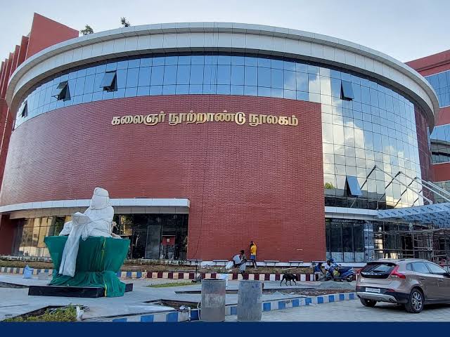 madurai kalaignar library special and photo gallery