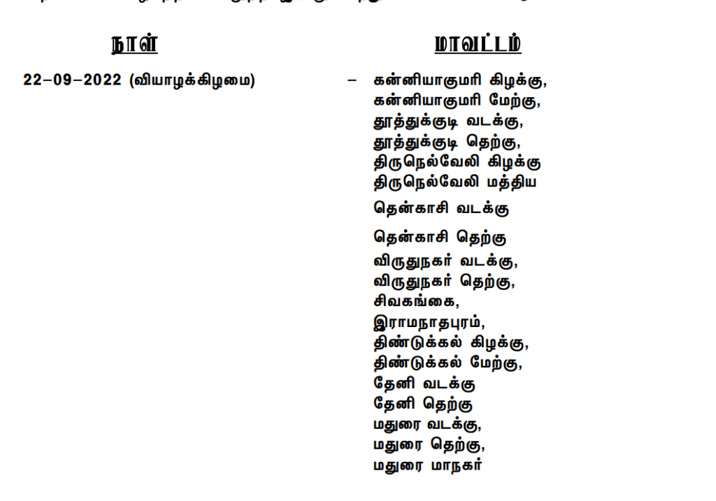 DMK district secretaries election nomination filing date
