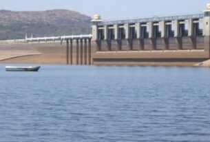Increase in water flow to Amaravathi Dam