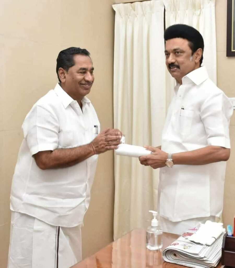 dmk district secretary's despair of minister ptr palanivel rajan