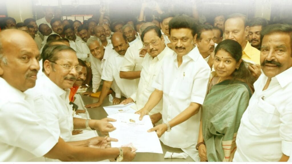MK Stalin sweet surprise cash gift to party men