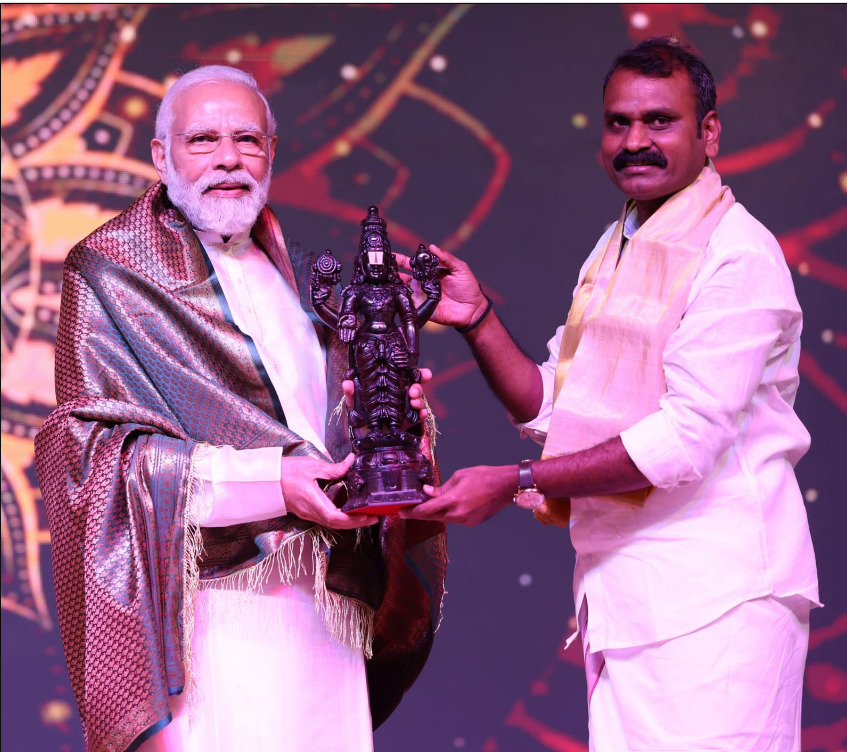 pm modi says uthiramerur inscription 1100 years old
