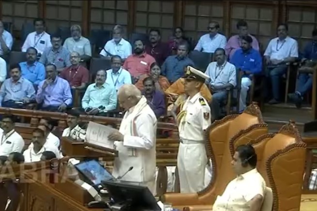 Kerala Governor assembly speech