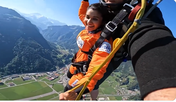priya bhavani shankar skydive