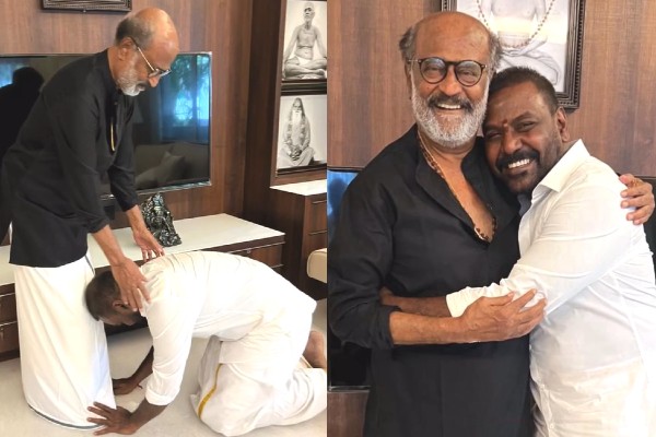 raghava lawrance got blessing from rajinikanth