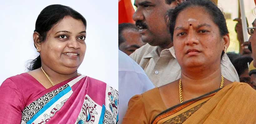 sasikalapushpas house in attacked by miscreants