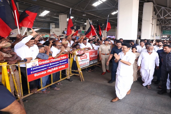 Chief Minister mk stalin started the field survey in vellore