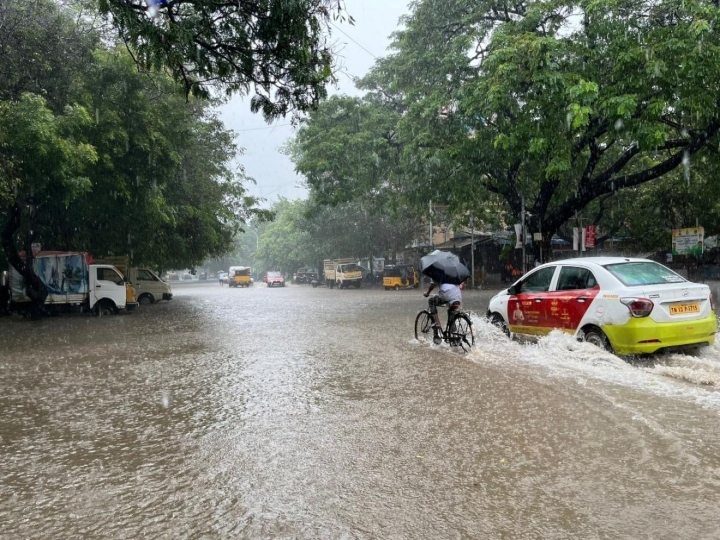 heavy rain in many places
