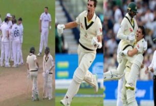 australia leads in ashes test