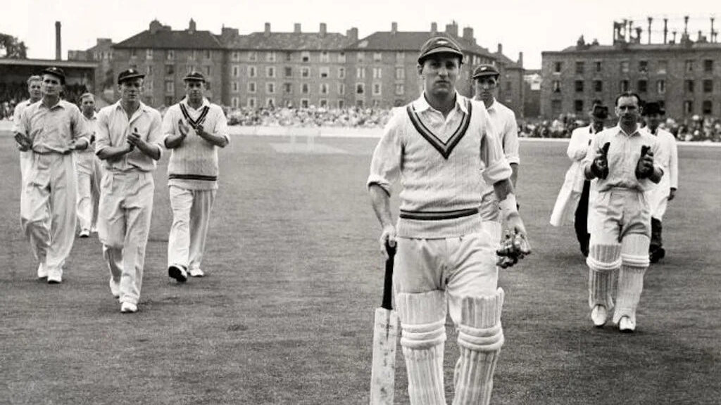 highest record breaking batting score in the oval ground