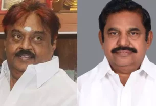 Edappadi palaniswami condolence to Vijayakanth