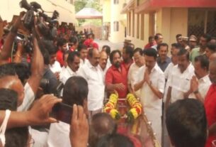 CM stalin tribute to bangaru adigalar