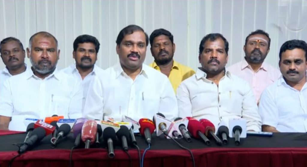 tvk velmurugan mla resigns