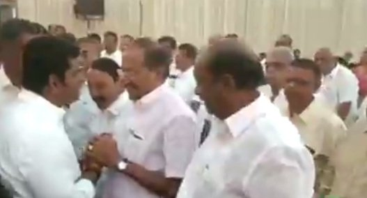 Velumani son wedding Edappadi absent