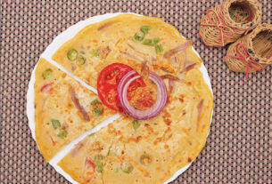 North Indian Veg Omelet