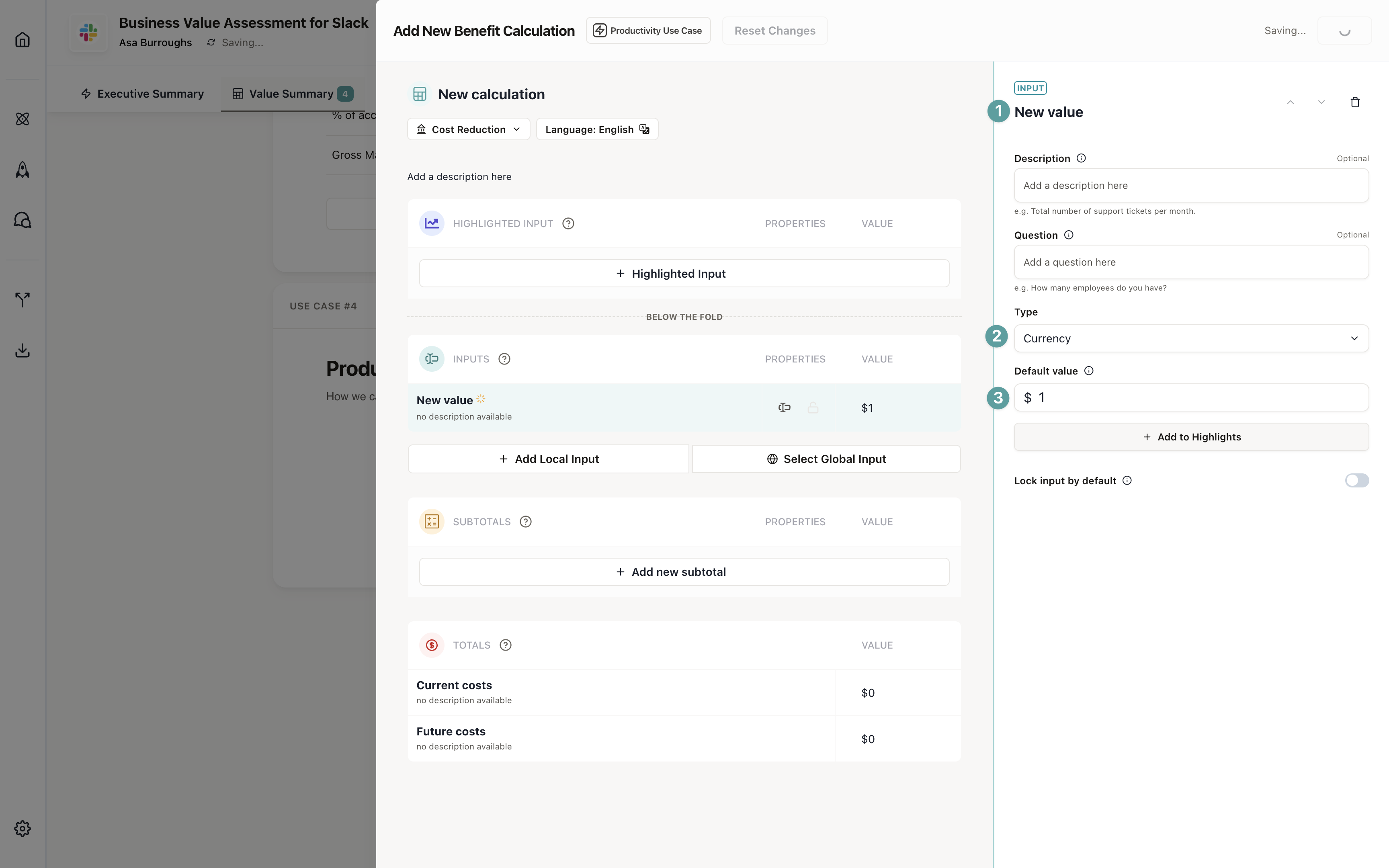 Create a Custom Calculation - Minoa Documentation