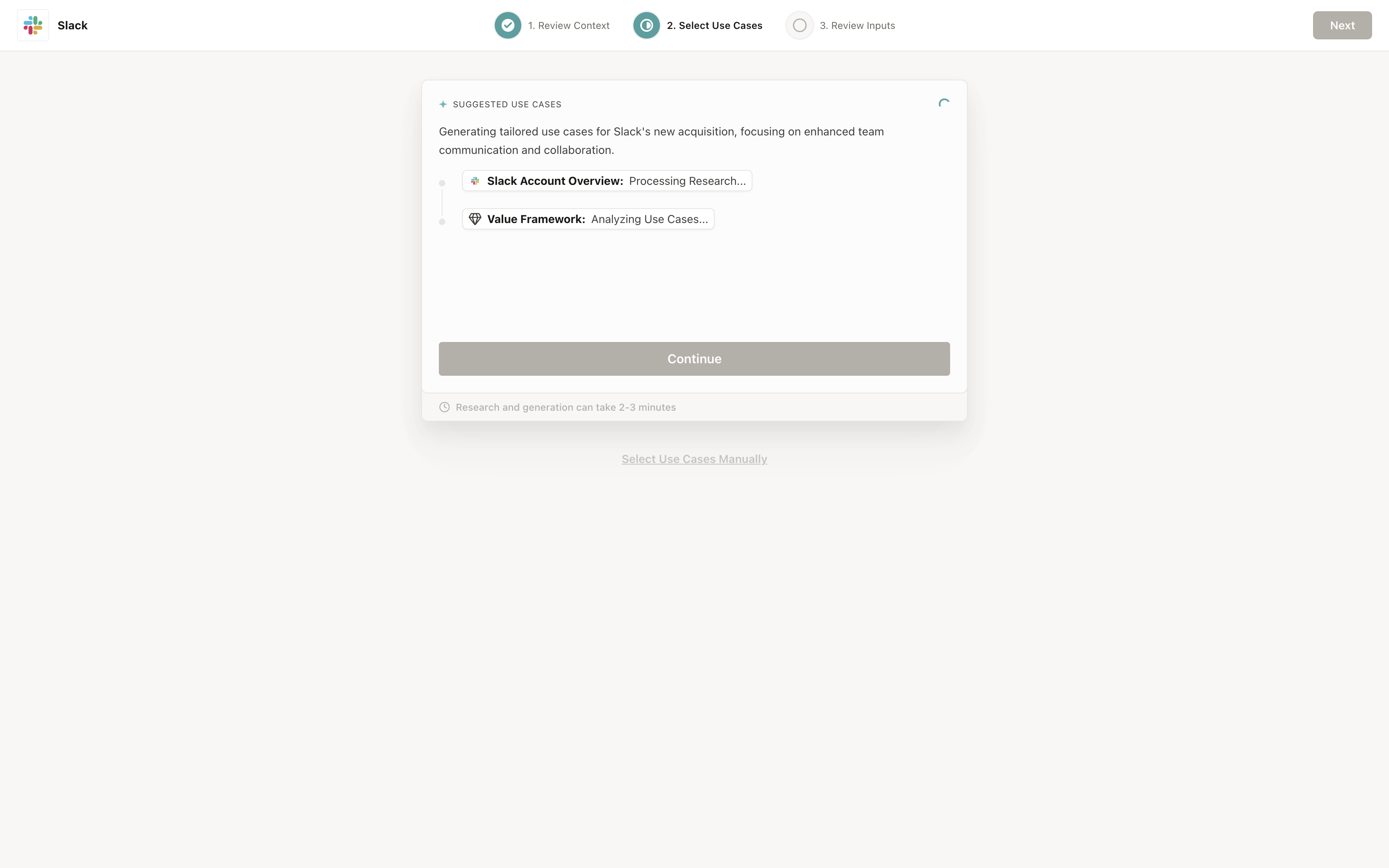 Building a basic business case - Minoa Documentation