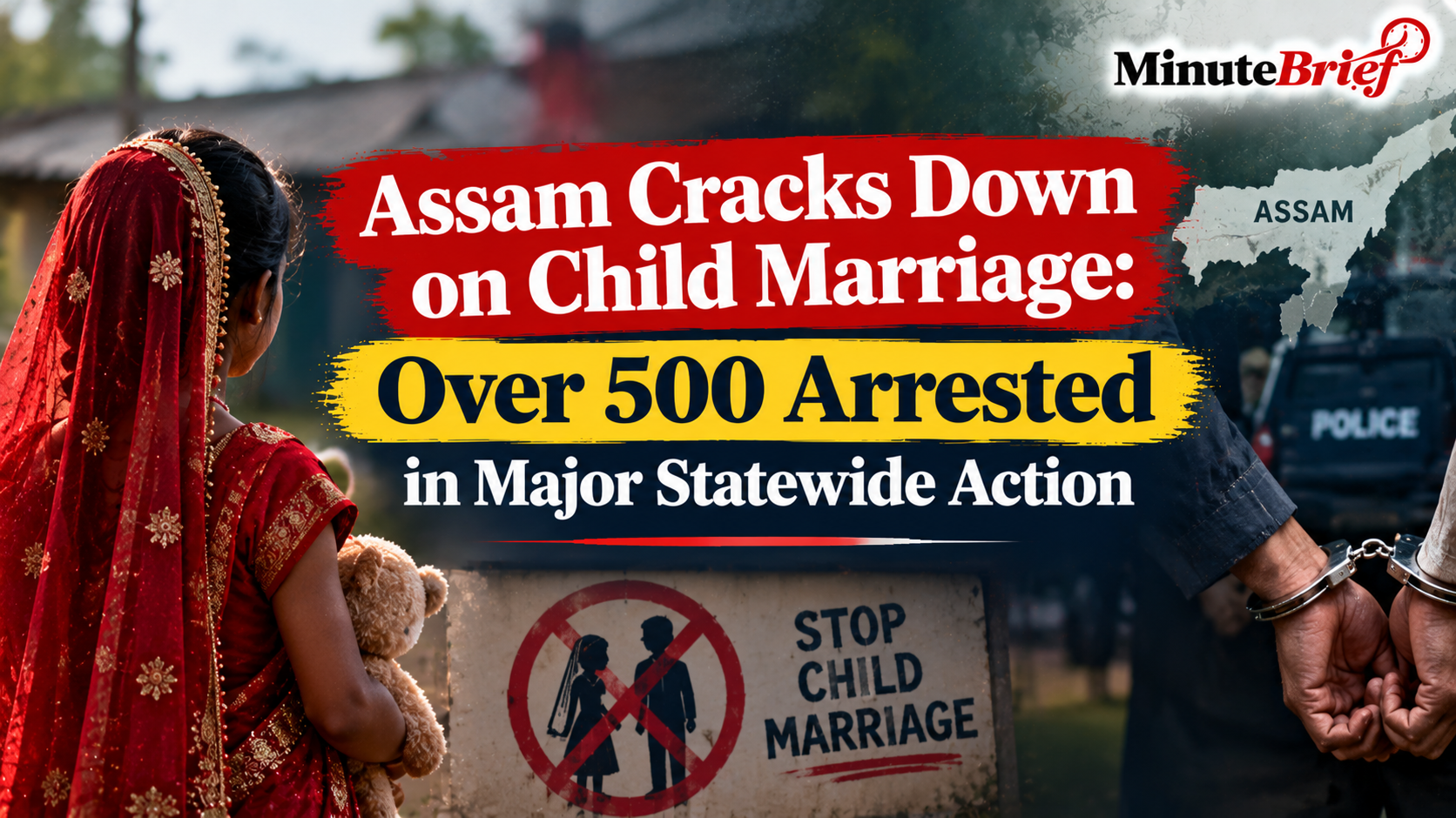 Assam Cracks Down on Child Marriage: Over 500 Arrested in Major Statewide Action