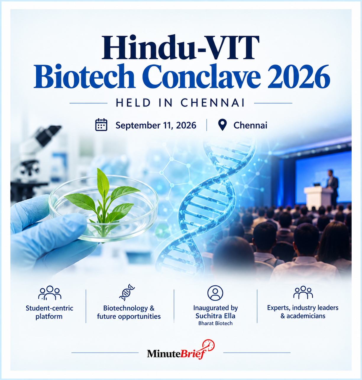 The Hindu-VIT Biotech Conclave 2026 held on September 11