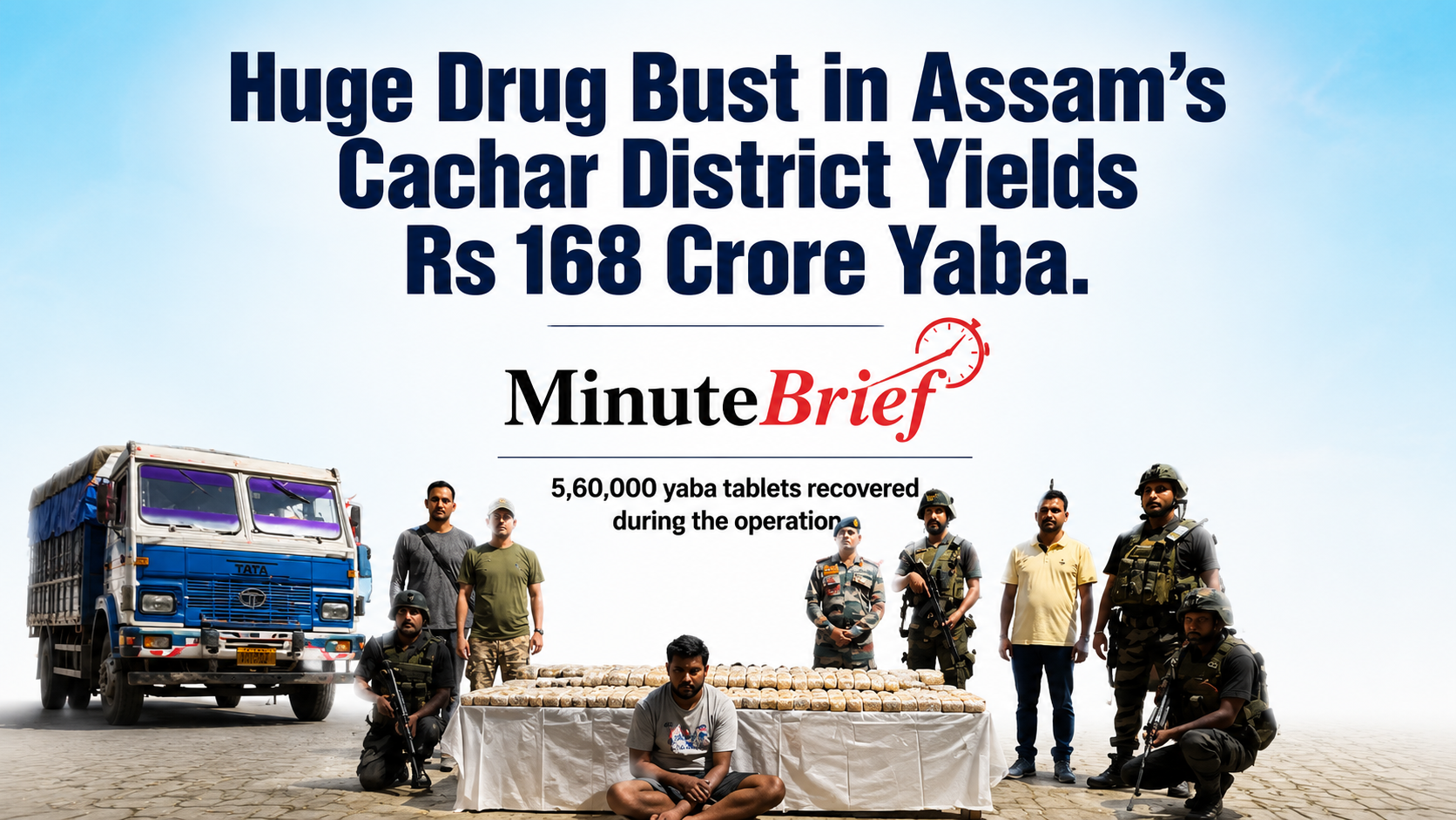 Huge Drug Bust in Assam's Cachar District Yields Rs 168 Crore Yaba
