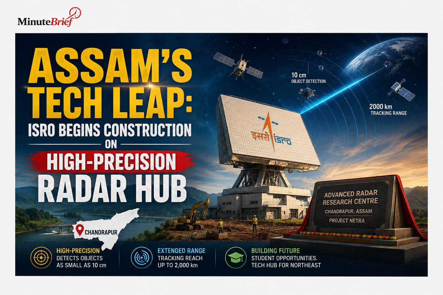 Assam’s Tech Leap: ISRO Begins Construction on High-Precision Radar Hub