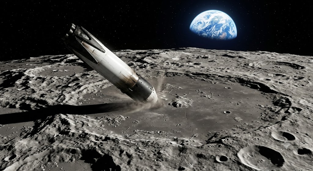 Segment of SpaceX Falcon 9 Rocket Crashes Into Moon After Year in Orbit