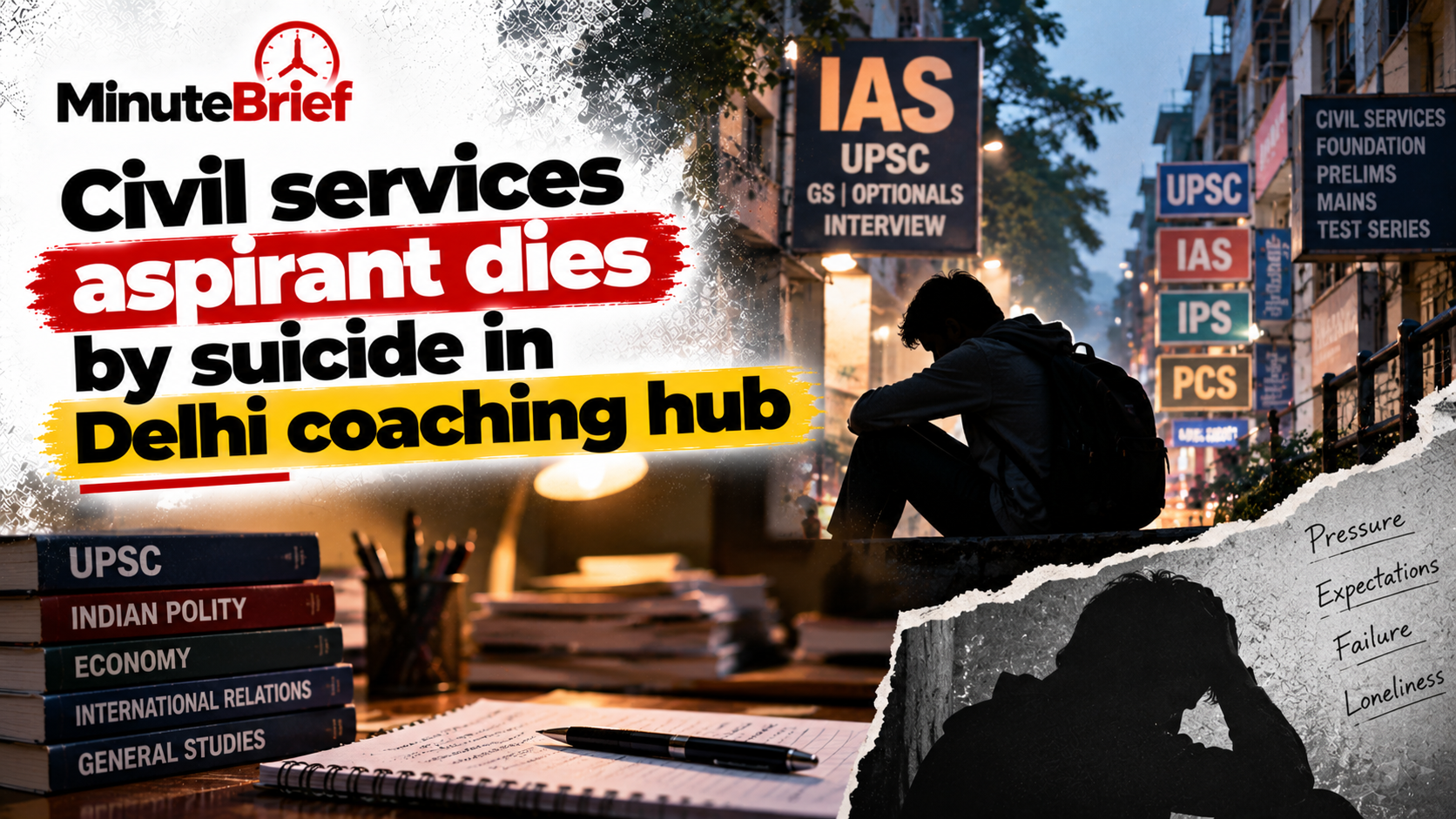 Civil services aspirant dies by suicide in Delhi coaching hub