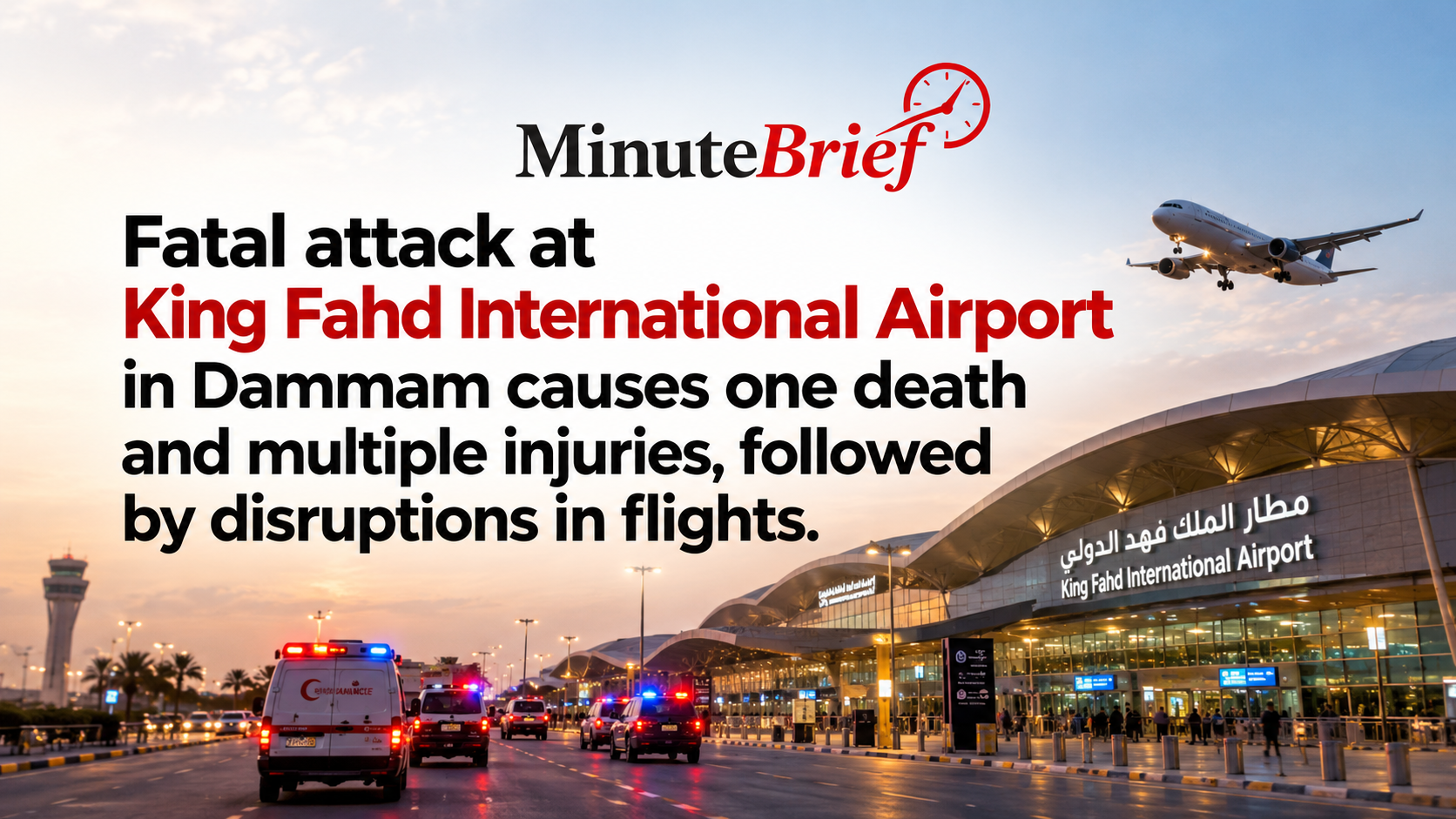 King Fahd International Airport in Dammam hit by Attack Leaving One Dead and Multiple Injured