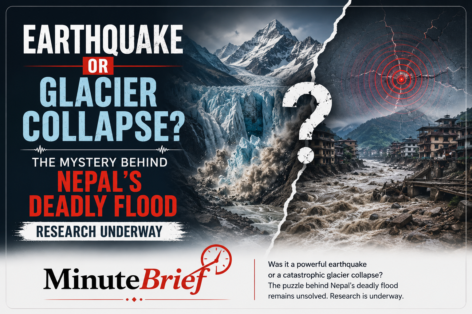Earthquake or Glacier Collapse? The Mystery Behind Nepal's Deadly Flood