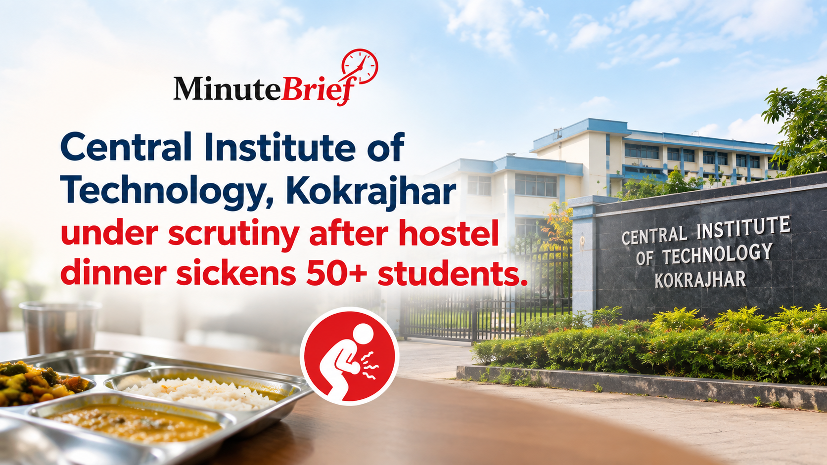 More Than 50 Students at CIT Kokrajhar Hospitalized After Suspected Food Poisoning in Hostel Dinner