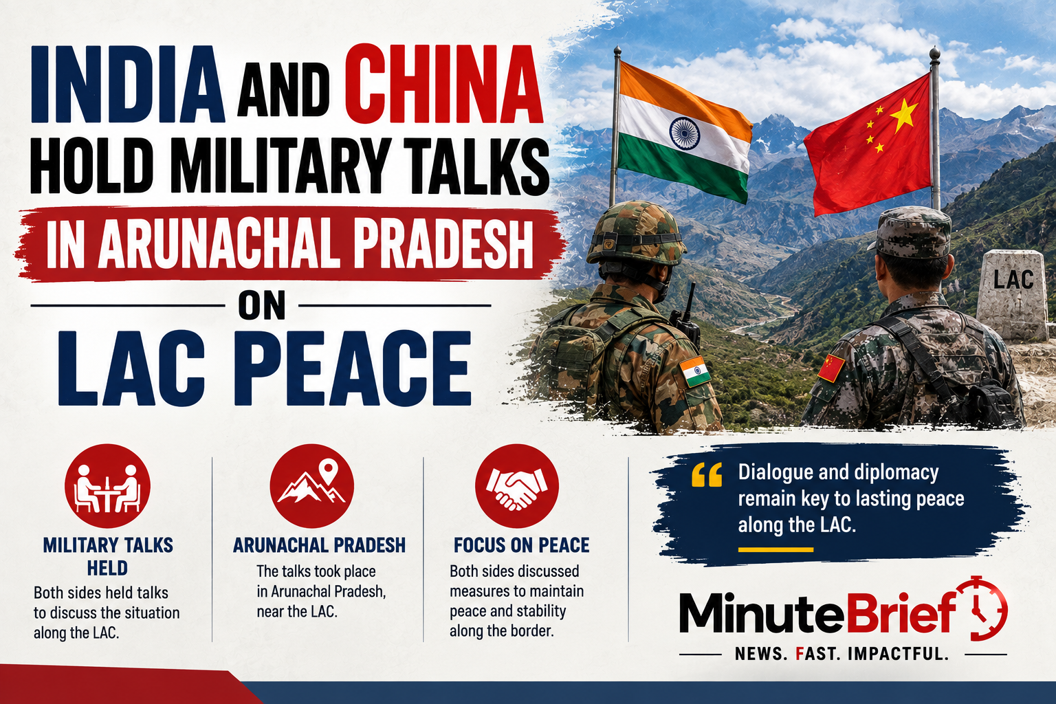 India and China Hold Military Talks in Arunachal Pradesh on LAC Peace