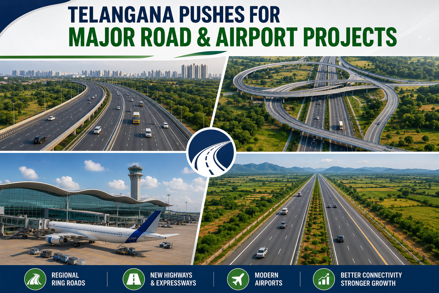Telangana CM Requests Central Approval to Initiate Regional Ring Road Projects