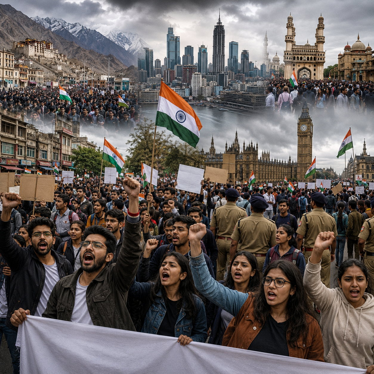 Student Protests Escalate Across India and Abroad