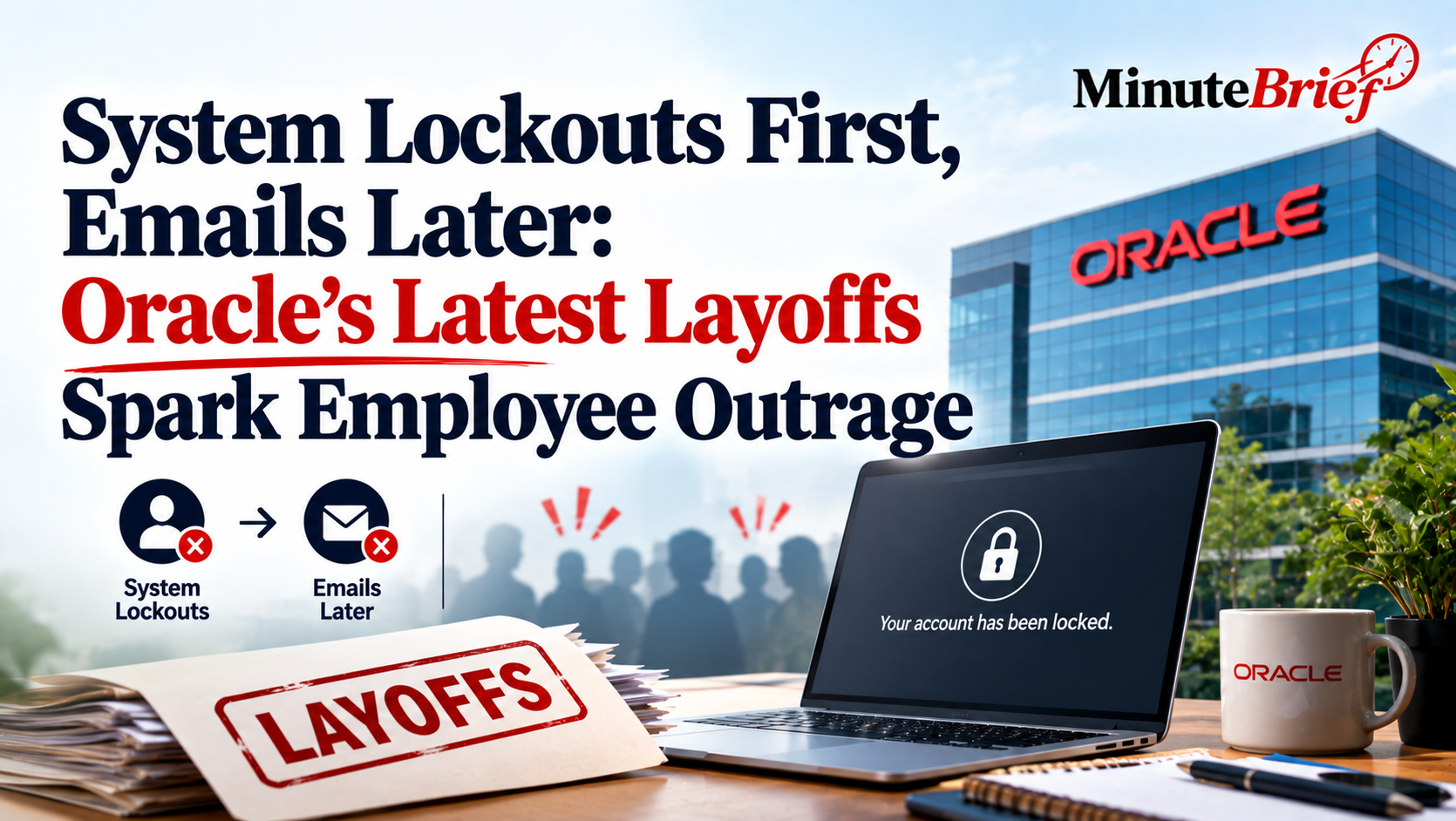 Oracle Employees Locked Out of Internal Systems Hours Before receiving Layoff Notices