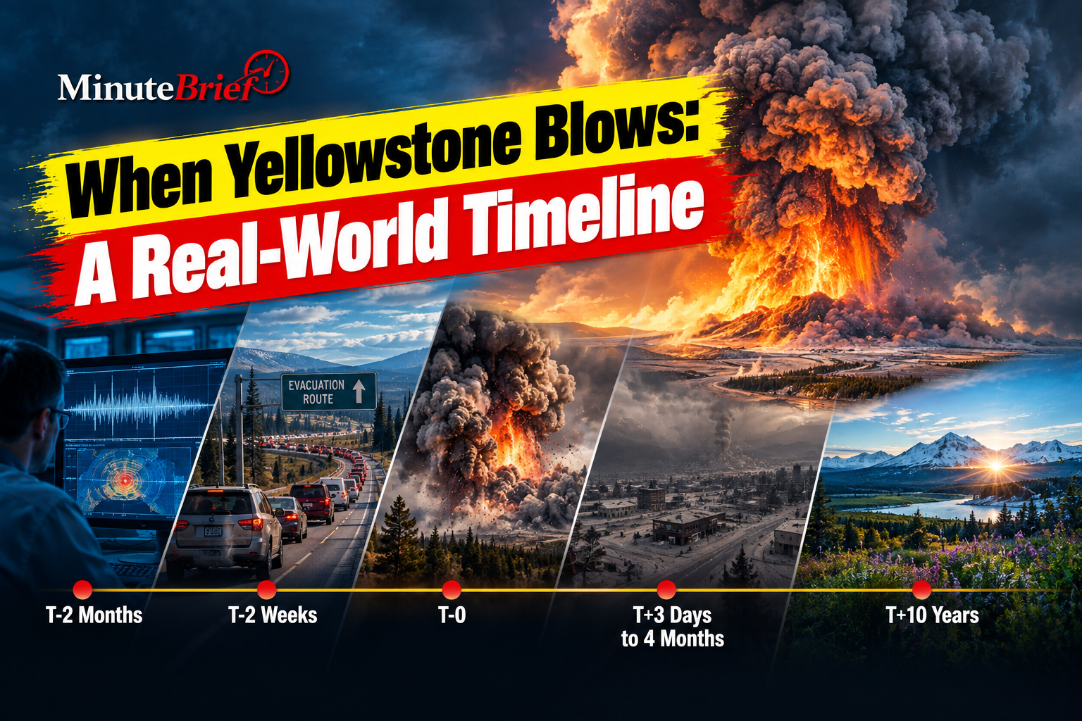 When Yellowstone Blows: A Real-World Timeline