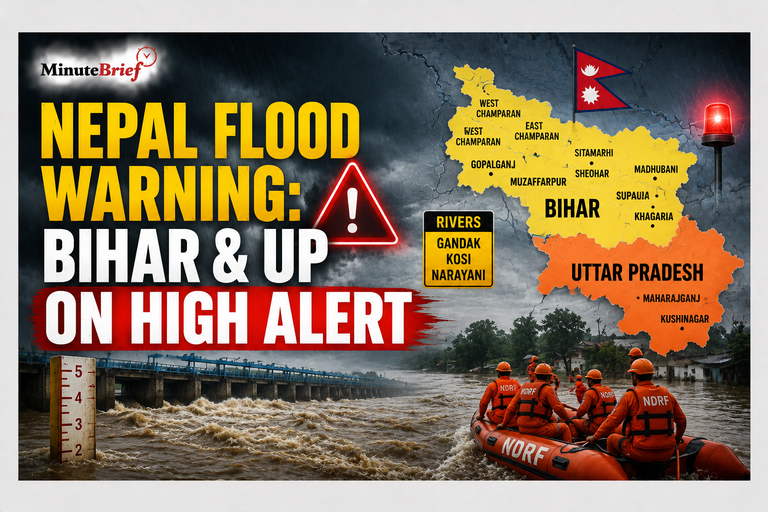 Nepal Flood Warning: Bihar & UP on High Alert