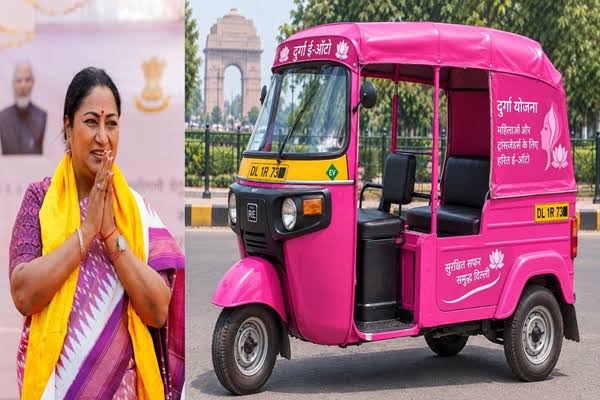 1,300 Pink E-Autos Allocated to Women and Transgender Drivers under Delhi’s DURGA Scheme