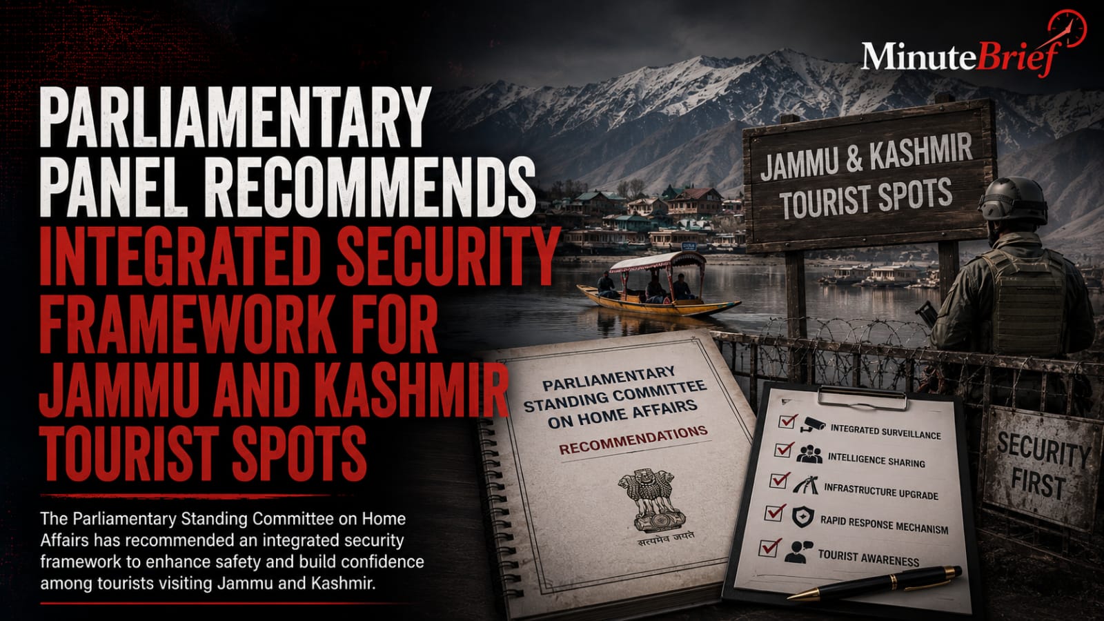 Panel Recommends Enhanced Security System to Protect J&K Tourists