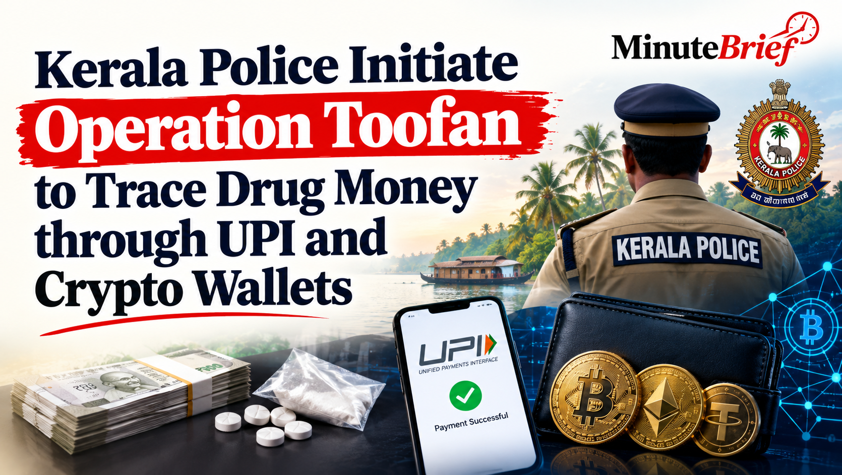 Kerala's 'Operation Toofan' Targets Financial Trails via UPI and Crypto Wallets in Major Drug Crackdown