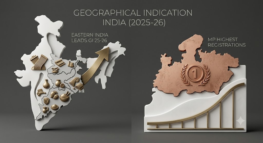 Eastern India Dominates GI Registrations; Madhya Pradesh leads in 2025-26