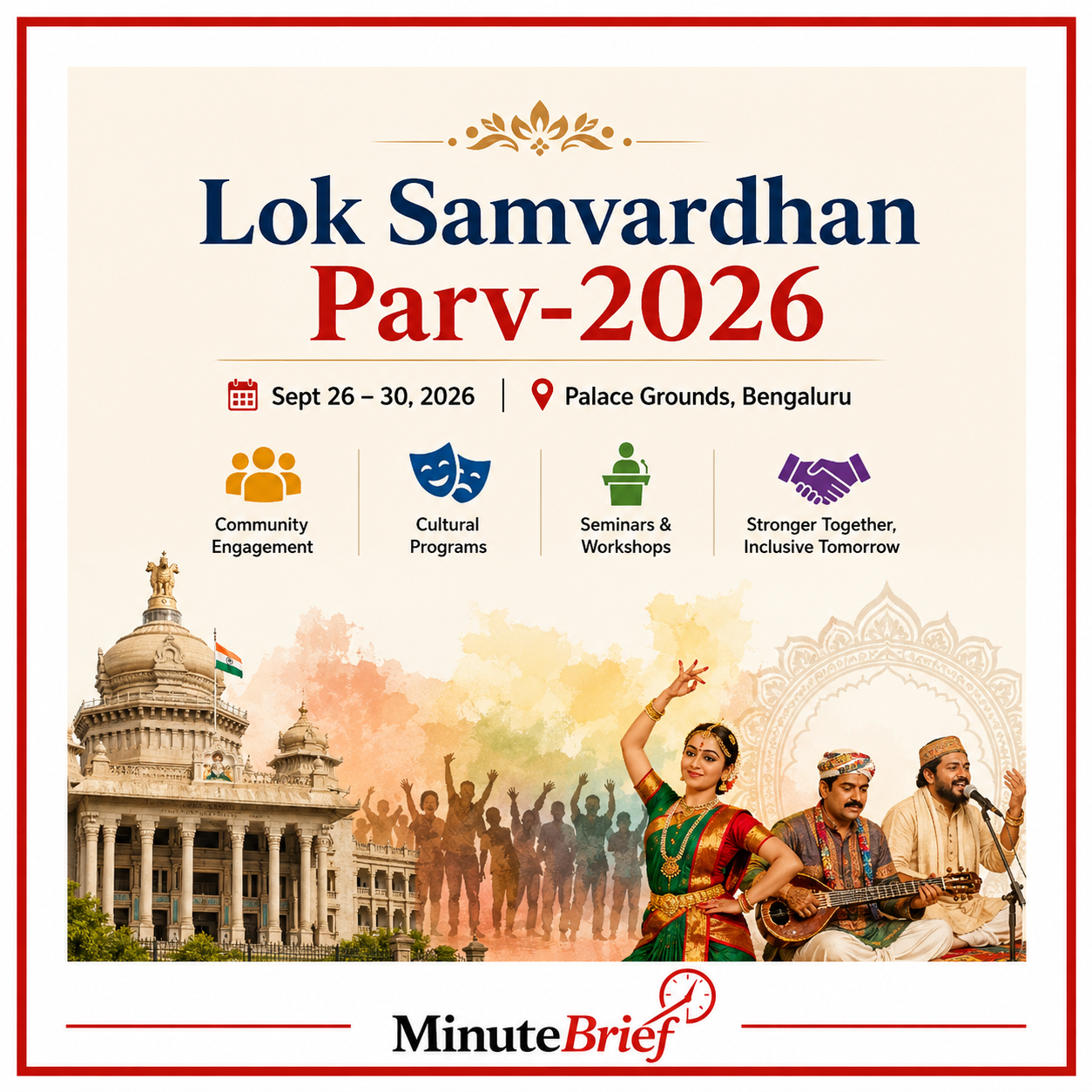 Five-Day Lok Samvardhan Parv-2026 to Unite Communities at Palace Grounds Bengaluru