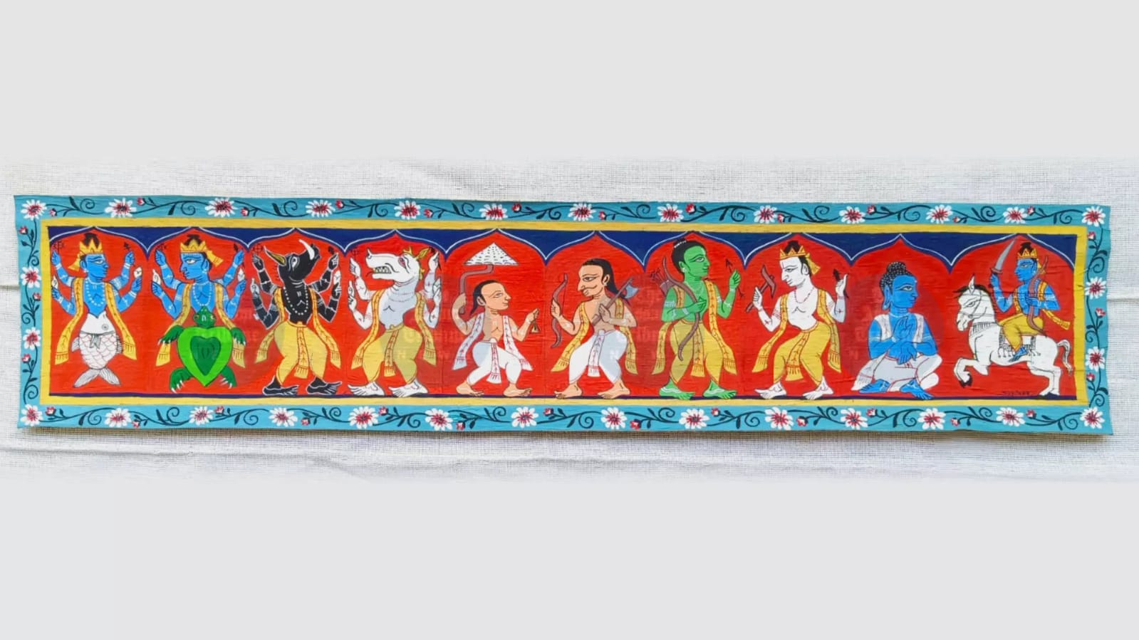 Assam’s Traditional Sanchipat Puthi Chitra Debuts at Lalit Kala’s 65th National Exhibition of Art