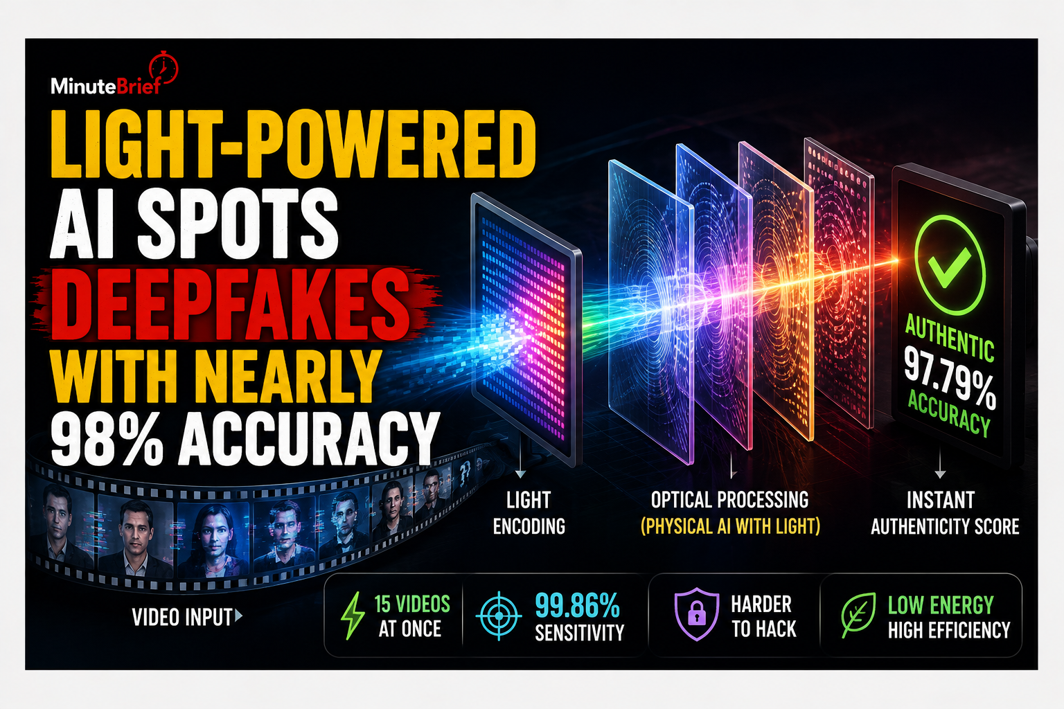 Light-Powered AI Spots Deepfakes with Nearly 98% Accuracy