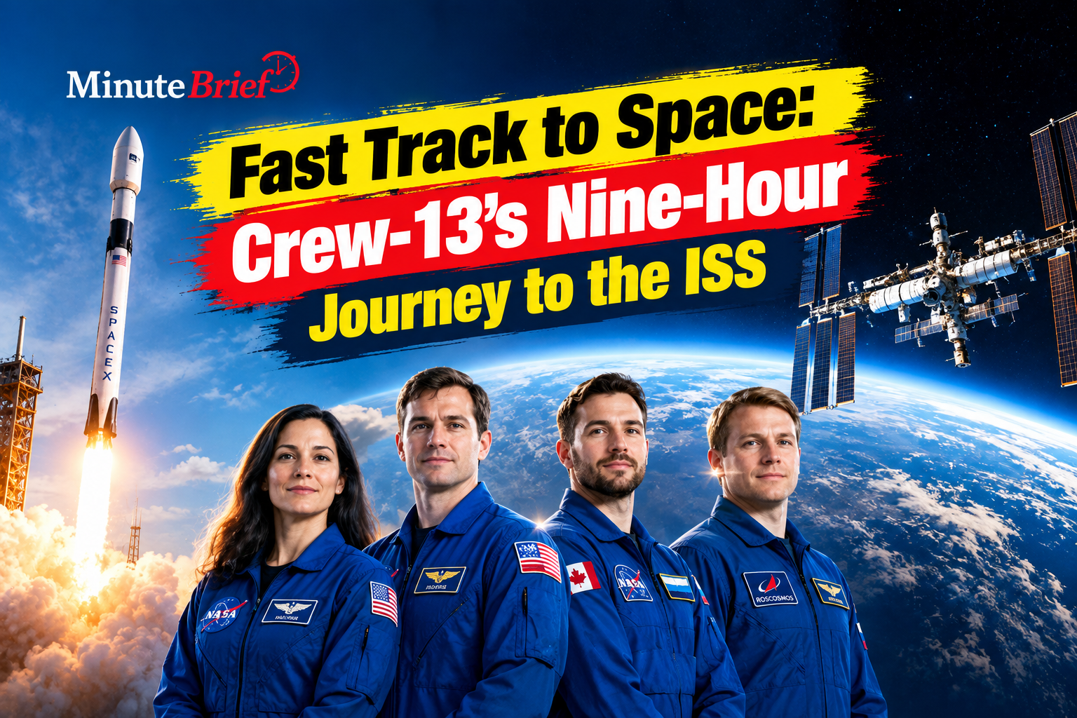 Fast Track to Space: Crew-13’s Nine-Hour Journey to the ISS