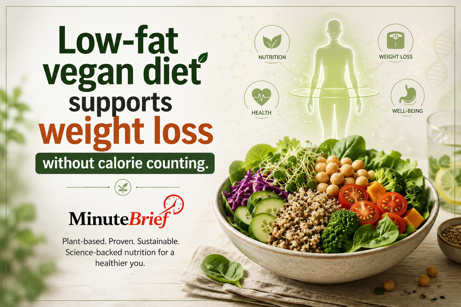 Can a Low-Fat Vegan Diet Support Weight Loss Without Calorie Counting?