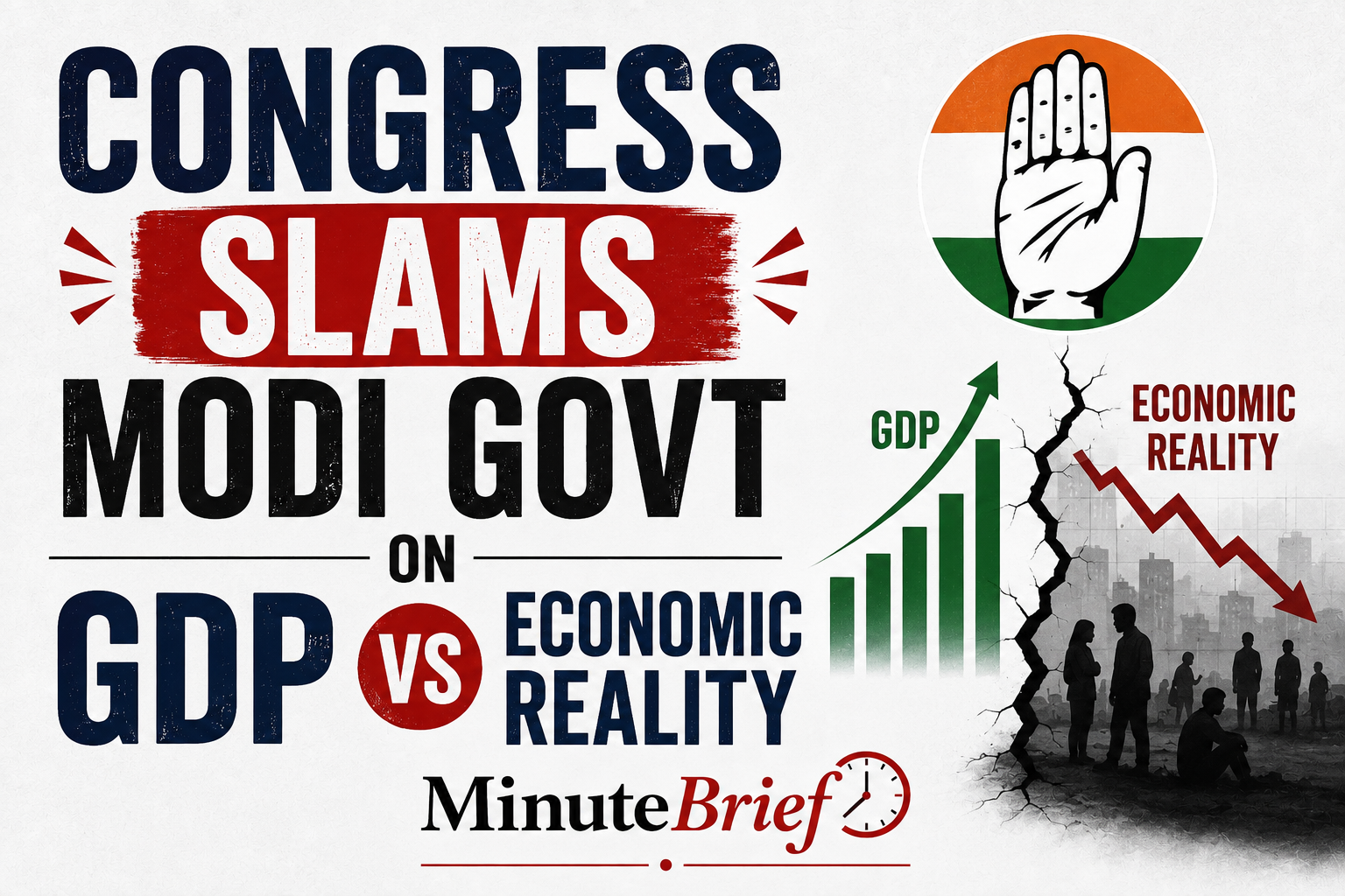 Congress slams Modi govt on GDP versus economic reality